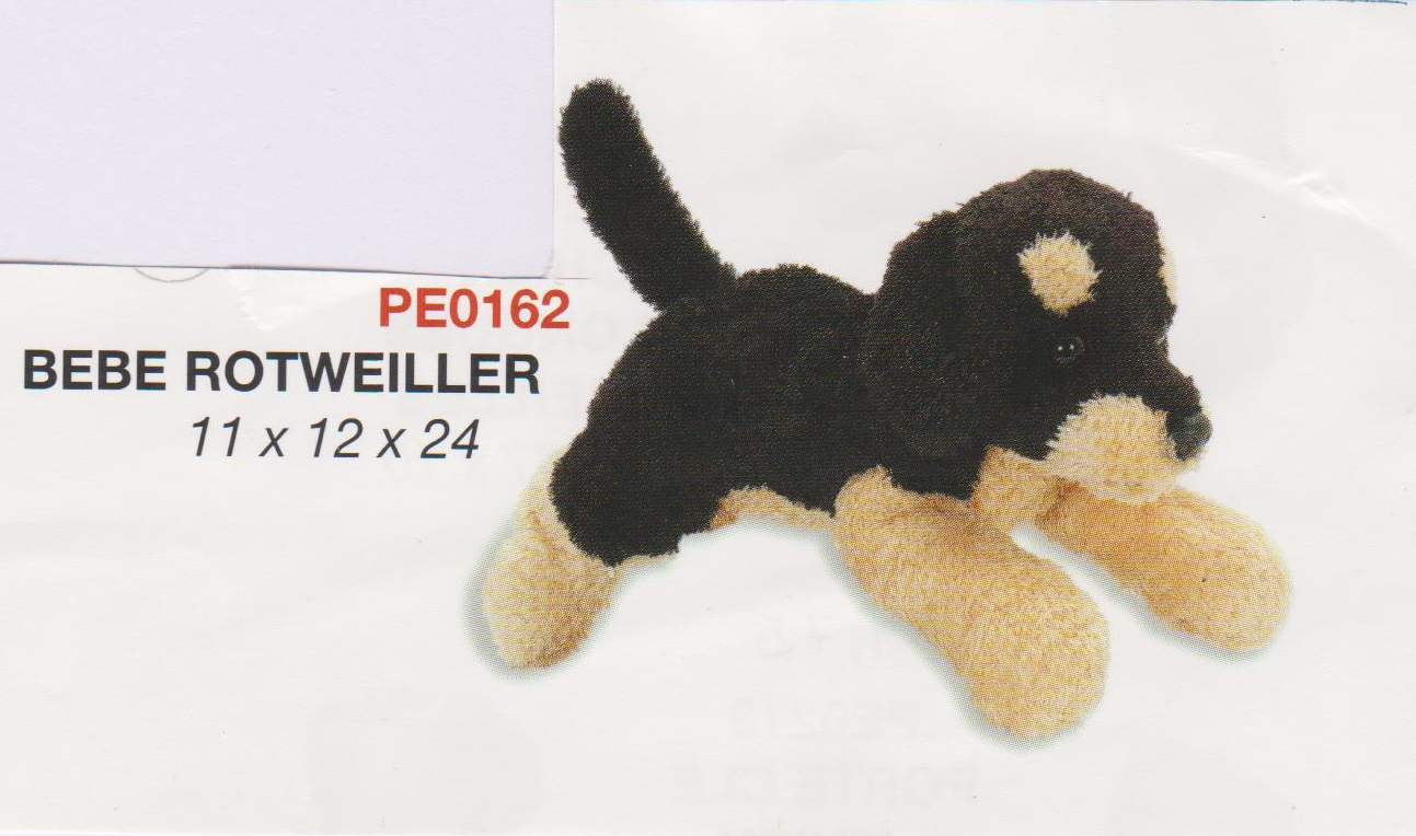 Ancien pluche bebe rotweiller